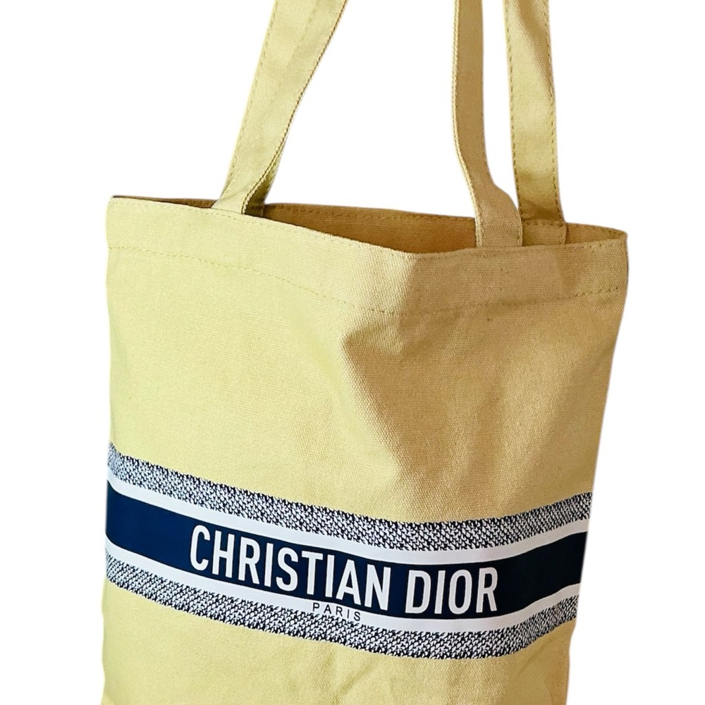 Christian Dior Yellow Canvas Tote Bag – VIP Beauty Gift - Picture 5 of 10
